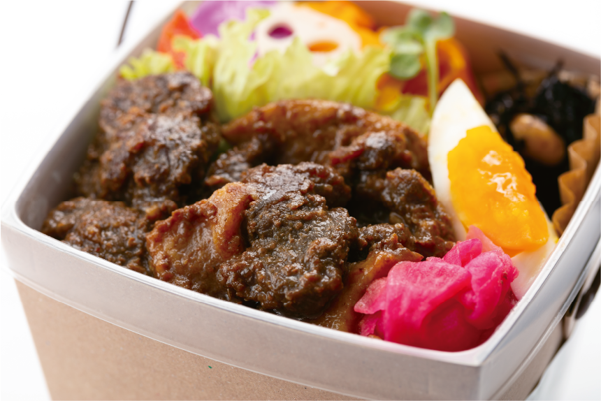 あご肉焼弁当の写真