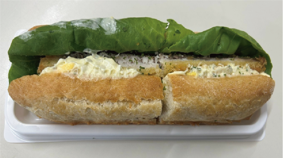 アジフライサンドの写真