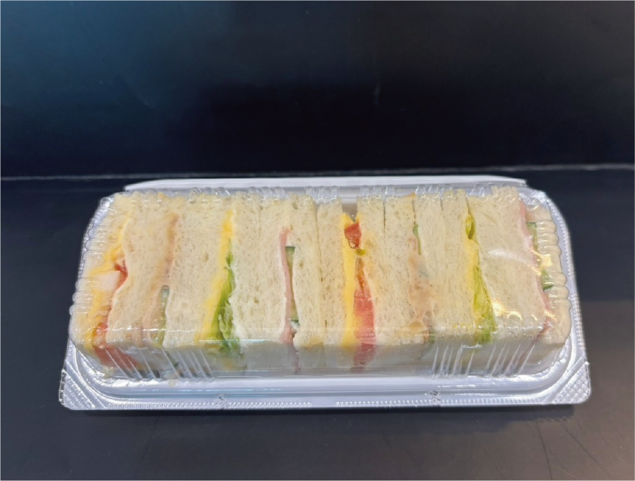 一口サンドイッチの写真