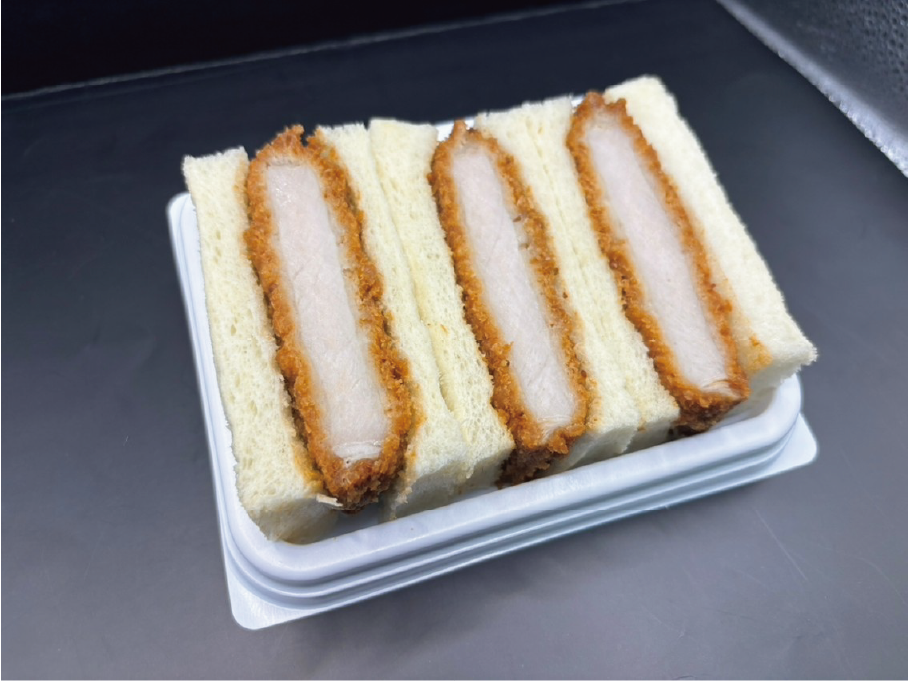 カツサンドの写真